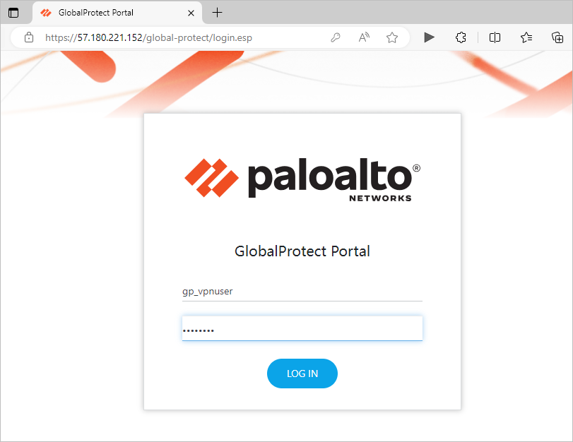 AWS 上配置 Paloalto GlobalProtect