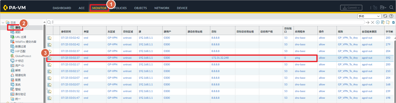 AWS 上配置 Paloalto GlobalProtect